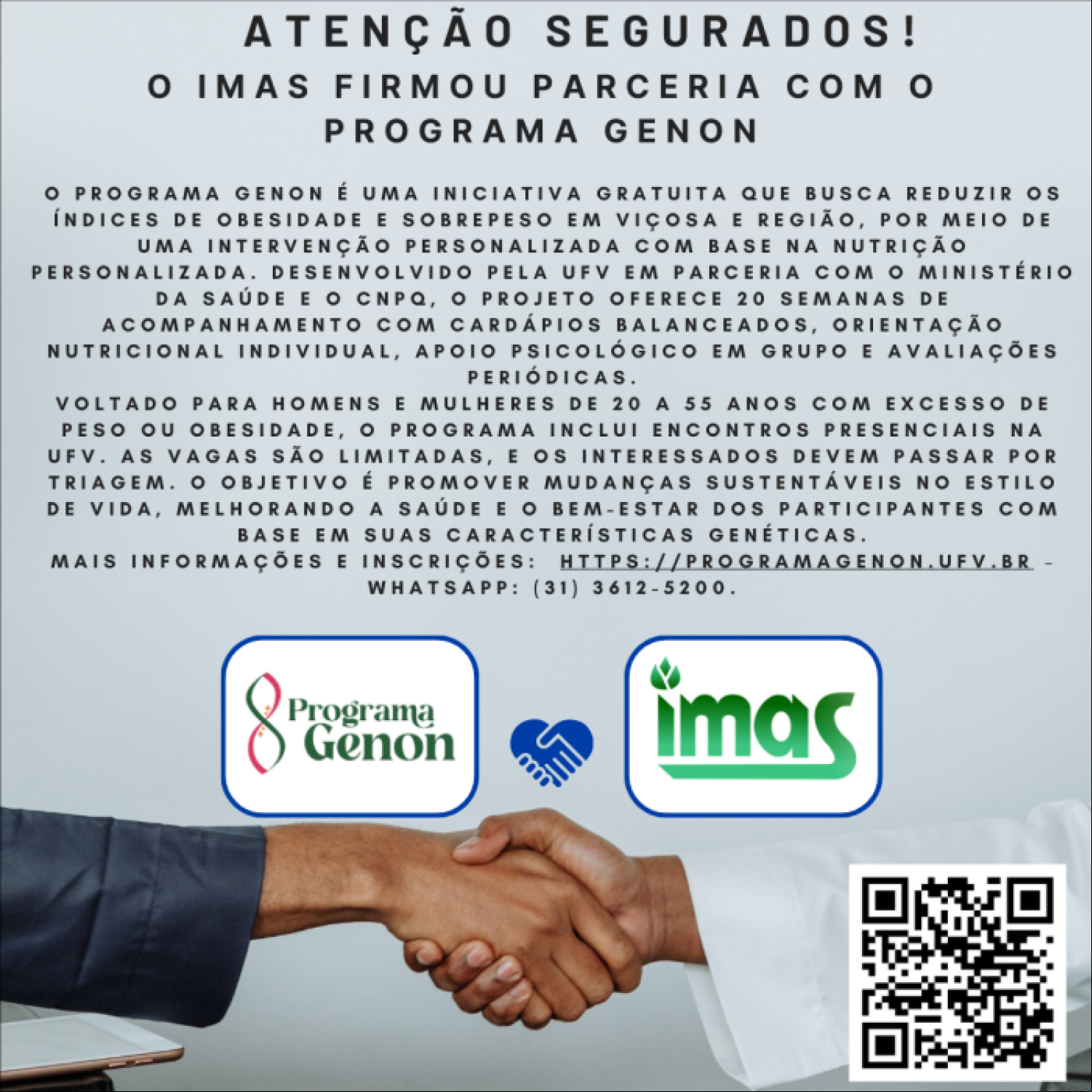 ATENÇÃO SEGURADOS!